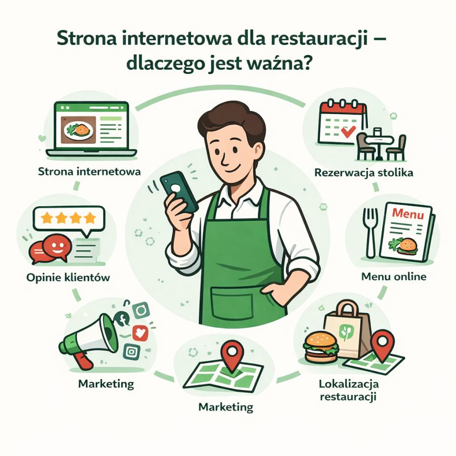 Strona internetowa dla restauracji - dlaczego jest ważna?