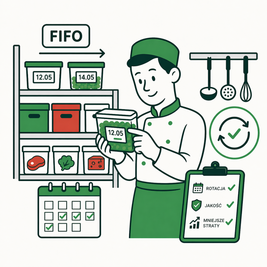 Zasada FIFO w gastronomii: co to jest i na czym polega?