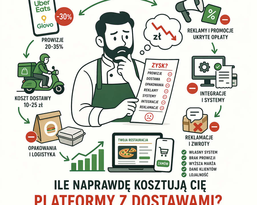Ile naprawdę kosztują Cię platformy z dostawami? Ukryte koszty restauracji
