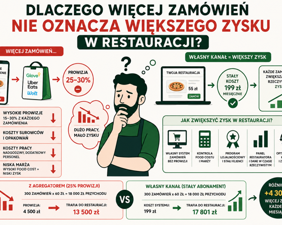 Dlaczego więcej zamówień nie oznacza większego zysku w restauracji?
