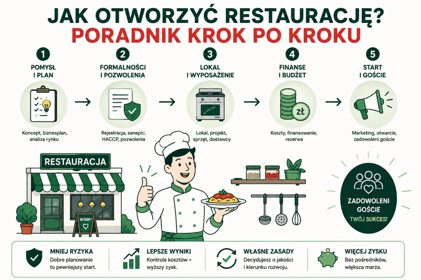 Jak otworzyć restaurację? Poradnik krok po kroku