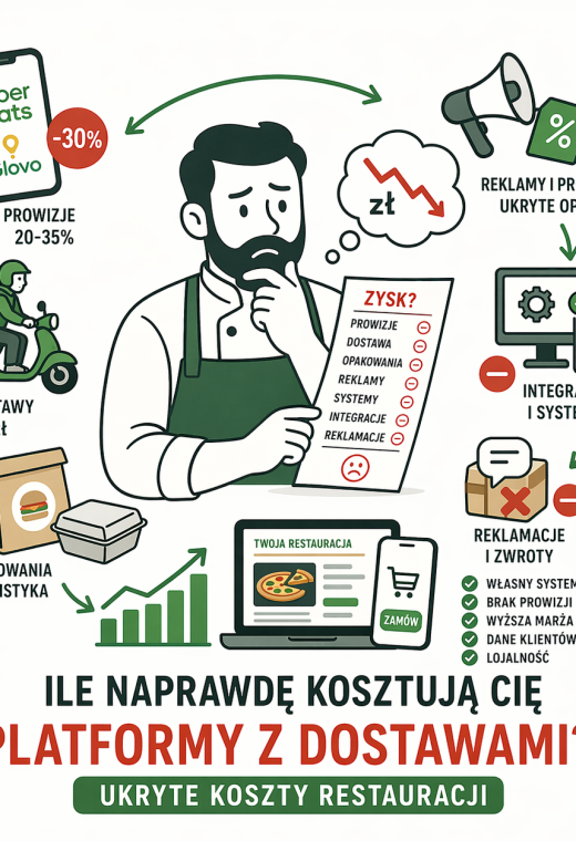 Ile naprawdę kosztują Cię platformy z dostawami? Ukryte koszty restauracji