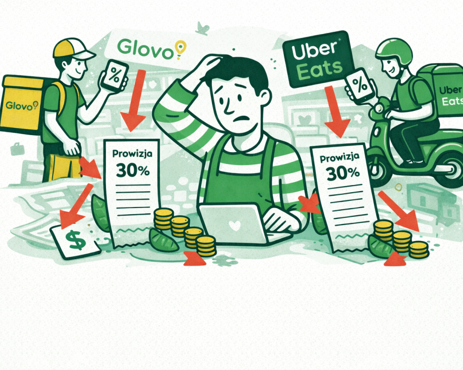 Jak restauracje tracą pieniądze na prowizjach Glovo i Uber Eats